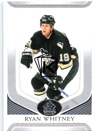 Hokejová karta 2020-21 Upper Deck SP Legends Signature Edition 110 Ryan Whitney - Pittsburgh Penguins