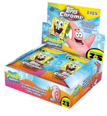 Předprodej 2025 Topps SpongeBob Chrome 25th Anniversary Hobby Box