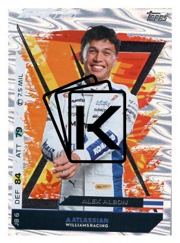 2025 Topps Turbo Attax F1 Williams Racing JB6 Alex Albon