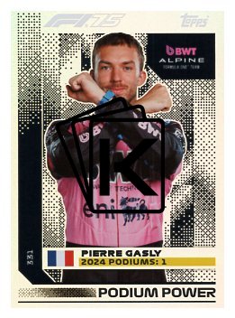 2025 Topps Turbo Attax F1 BWT Alpine Podium Power 331 Pierre Gasly