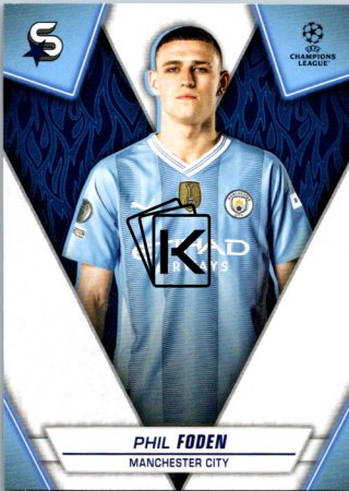 Fotbalová kartička 2023-24 Topps Superstars UEFA Club Competitions 89 Phil Foden (Manchester City)