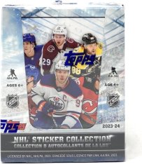 2023-24 Topps NHL Box samolepek ( 50 balíčků)