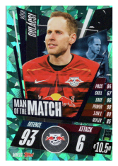 fotbalová kartička Topps Match Attax Champions League 2020-21 Man of the Match MM16 Péter Gulácsi - RB Leipzig
