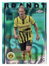fotbalová kartička 2024-25 Topps Chrome 90 - Julian Brandt limit 024/199