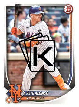Baseballová karta 2025 Bowman 56 Pete Alonso, New York Mets