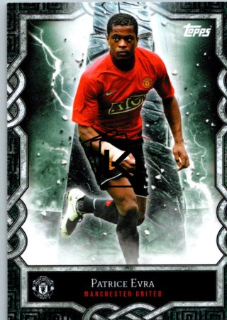 fotbalová kartička 2024-25 Topps Manchester United Fan Set Monolith MO-2 Patrice Evra