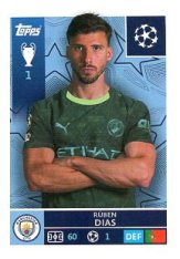 2025-26 Topps Champions League  Manchester City 303 Rúben Dias