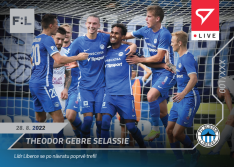 fotbalová kartička SportZoo 2022-23 Live L-025 Theodor Gebre Selassie FC Slovan Liberec