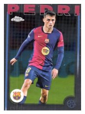 fotbalová kartička 2024-25 Topps Chrome 174 Pedri, FC Barcelona