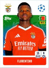2024-25 Topps Champions League 351 Florentino (SL Benfica)