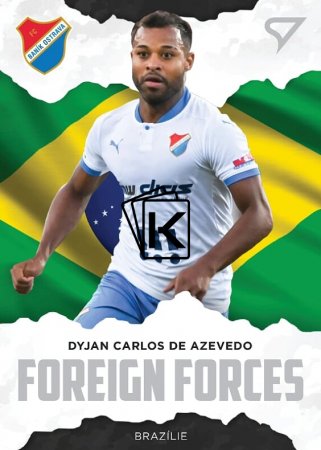 fotbalová kartička SportZoo 2020-21 Fortuna Liga Foreign Forces 3 Dyjan Carlos De Azevedo FC Baník Ostrava