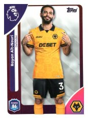 fotbalová kartička 2025-26 Topps  Premier League 295 Rayan Aït-Nouri (Wolverhampton Wanderers)