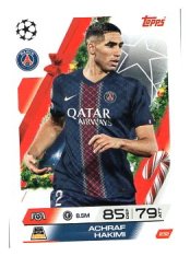 fotbalová kartička 2025-26 Topps Match Attax UCC Winter Collection Paris Saint-Germain 232 Achraf Hakimi
