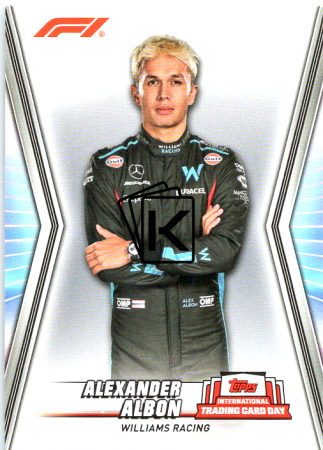 sběratelská karta F1 2023 NTCD-F15 Alexander Albon Williams