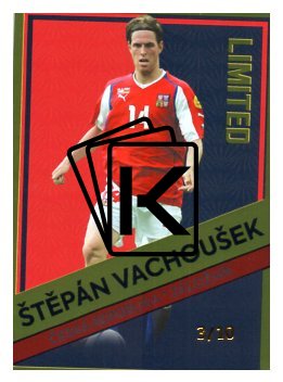 fotbalová kartička 2023 Pro Arena Repre Gold /10 Štěpán Vachoušek