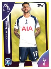 fotbalová kartička 2025-26 Topps  Premier League 257 Cristian Romero (Tottenham Hotspur)-PARALLEL Yellow