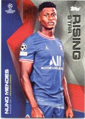 fotbalová kartička 2021 Topps Summer Signings Nuno Mendes PSG