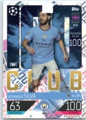 Fotbalová kartička 2022-23 Topps Match Attax UCL CLub 100 - 455 Bernardo Silva - Manchester City