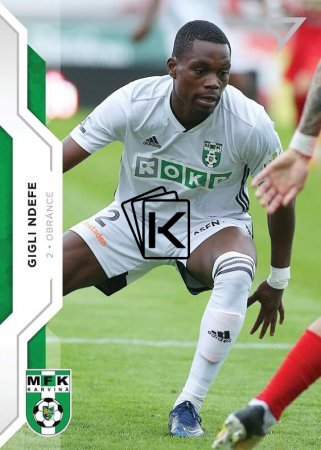 fotbalová kartička SportZoo 2020-21 Fortuna Liga Base 158 Gidli Ndefe MFK Karviná