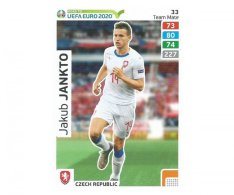Fotbalová kartička Panini Road To Euro 2020 – Team Mate - Jakub Jankto - Česko - 33