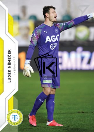 fotbalová kartička SportZoo 2020-21 Fortuna Liga Serie 2 řadová karta 325 Luděk Němeček FK Teplice