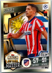 fotbalová kartička 2020-21 Topps Match Attax 101 Champions League Master 203 Luis Suárez Club Atlético de Madrid