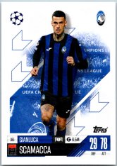 fotbalová kartička 2024-25 Topps Match Attax UEFA Club Competitions 351 Gianluca Scamacca (Atalanta BC)