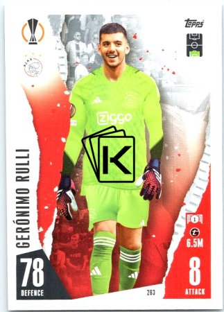 Fotbalová kartička 2023-24 Topps Match Attax UEFA Club Competitions 263 Gerónimo Rulli AFC Ajax