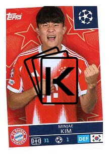 2025-26 Topps Champions League FC Bayern München 198 Min-Jae Kim