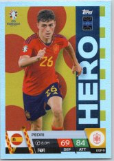 fotbalová karta Topps Match Attax EURO 2024 ESP9 Pedri (Spain)  -  Hero