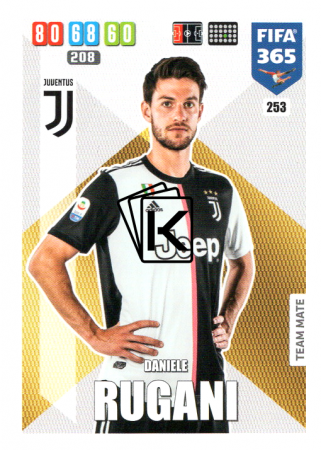 Fotbalová kartička Panini Adrenalyn XL FIFA 365 - 2020 Team Mate 253 Daniele Rugani Juventus