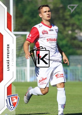 fotbalová kartička SportZoo 2020-21 Fortuna Liga Serie 2 řadová karta 321 Lukáš Pfeifer FK Pardubice