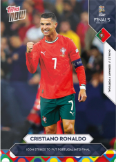 2025 Topps Now 001 Cristiano Ronaldo Portugal - UEFA Nations League Final