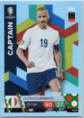 fotbalová karta Topps Match Attax EURO 2024 ITA2 Leonardo Bonucci (Italy)  -  Captain