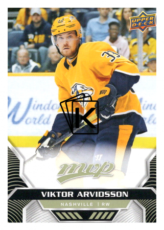 2020-21 UD MVP 29 Viktor Arvidsson - Nashville Predators