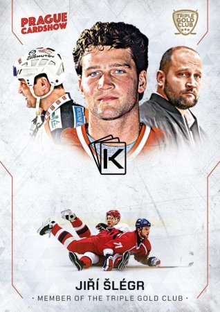 2024 Prague Card Show Jiří Šlégr Triple Gold Club Česká Republika