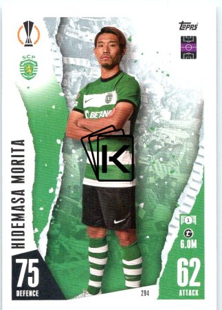 Fotbalová kartička 2023-24 Topps Match Attax UEFA Club Competitions 294 Hidemasa Morita Sporting Clube de Portugal