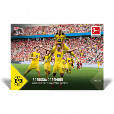 Fotbalová kartička Topps Now 2021-22 Bundesliga 24 Erling Haaland/Jude Belingham Borussia Dortmund