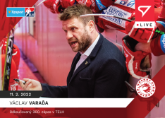 Hokejová kartička SportZoo 2021-22 Live L-097 Václav Varaďa HC Oceláři Třinec /64