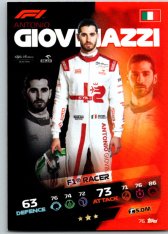 2021 Topps Formule 1 Turbo Attax 76 Antonio Giovinazzi Alfa Romeo