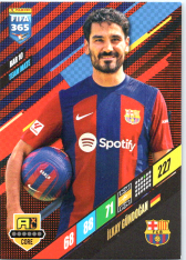 fotbalová karta Panini FIFA 365 2024 Adrenalyn BAR10  İlkay GündoğanFC Barcelona Team Mate