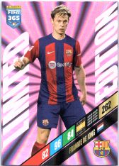 fotbalová karta Panini FIFA 365 2024 Adrenalyn XL LE-FDJ Frankie De Jong	FC Barcelona Limited Edition