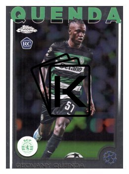 fotbalová kartička 2024-25 Topps Chrome UCC 108 Geovany Quenda, Sporting Clube de Portugal RC