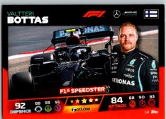 2021 Topps Formule 1 Turbo Attax 14 Speedster Valtteri Bottas Mercedes