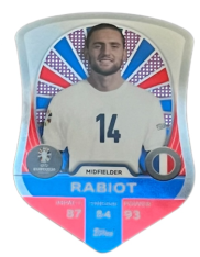 fotbalová karta Topps Match Attax EURO 2024 Chrome Elite Shield SC3 Adrien Rabiot (France)