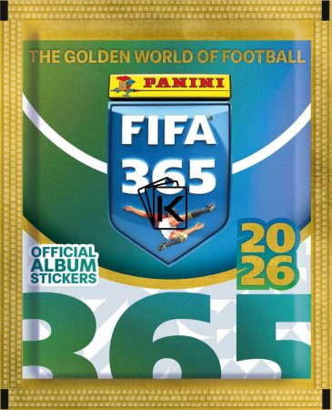 Panini FIFA 365 2026 Balíček Samolepek
