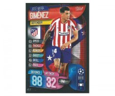 Fotbalová kartička 2019-2020  Topps Champions League Match Attax - Jos Maria Gimenez - Atletico Madrid 6