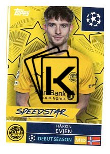2025-26 Topps Champions League FK Bodø/Glimt 523 Håkon Evjen
