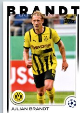 fotbalová kartička 2024-25 Topps UEFA Club Competitions Flagship 90 Julian Brandt Borussia Dortmund