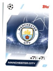fotbalová kartička 2025-26 Topps Match Attax UCC 46 Team Logo (Manchester City)